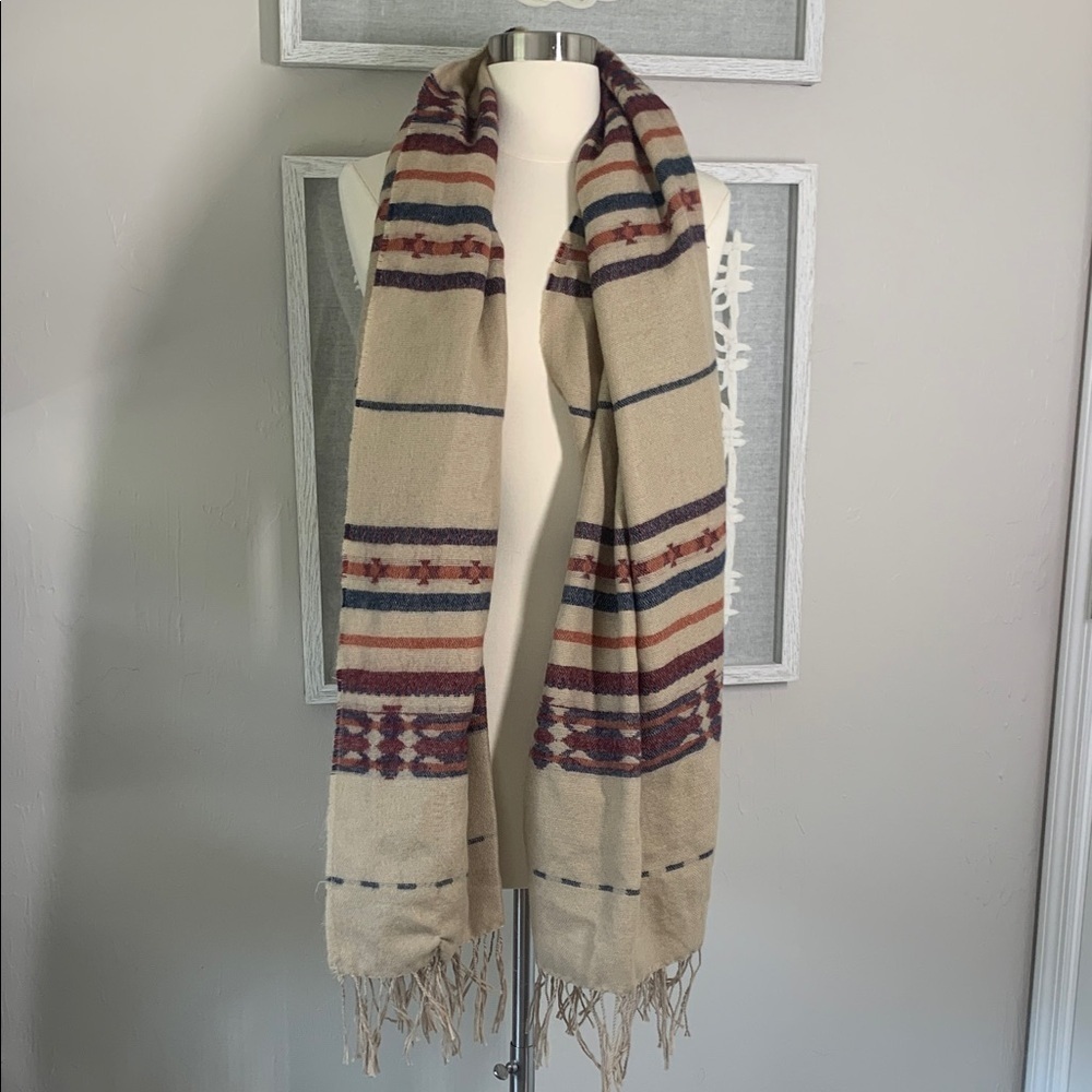 Southwest print blanket scarf/ shawl/ wrap